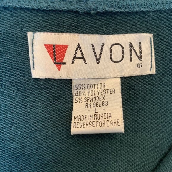 Hoodie Jacket Women's Large Green Sweatshirt Zip Up Pockets Longsleeve Lavon - Picture 3 of 5